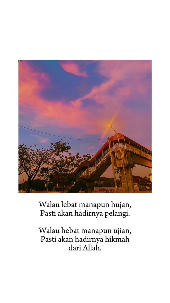 Hujan dan pelangi