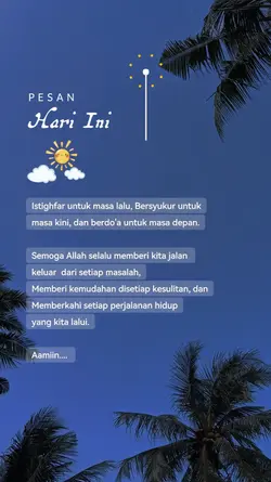 pesan hari ini