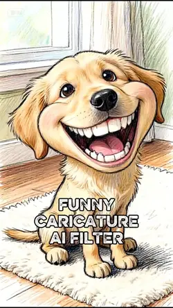 Funny caricature