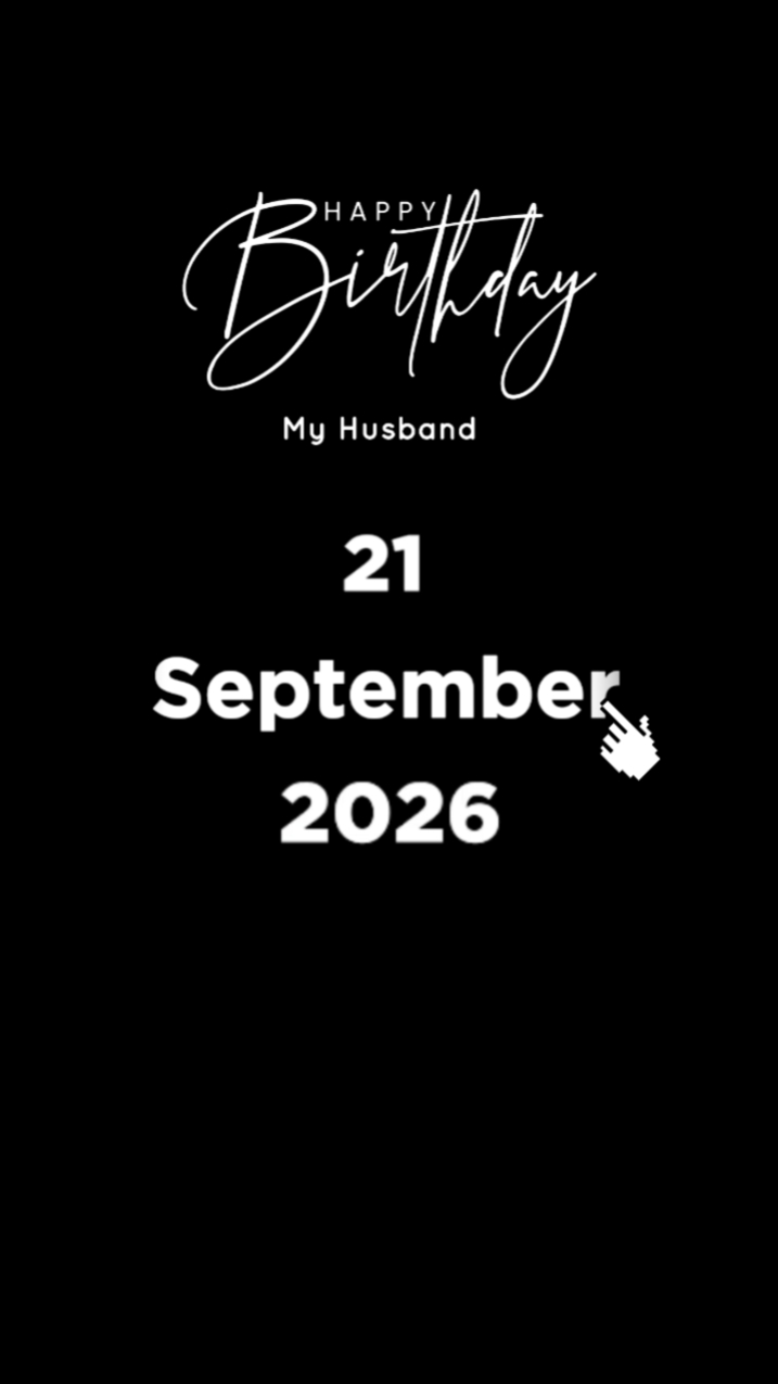 HBD ESPOSO 21 SEPTIEMBRE