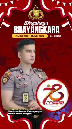 Dirgahayu Polri 78