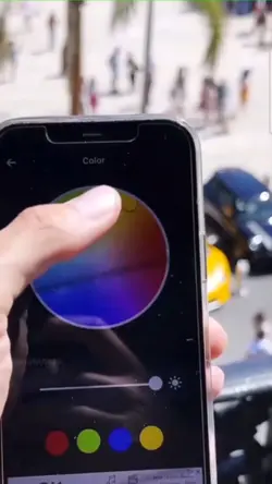 changing colour car 