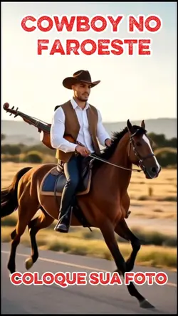 Cowboy no faroeste