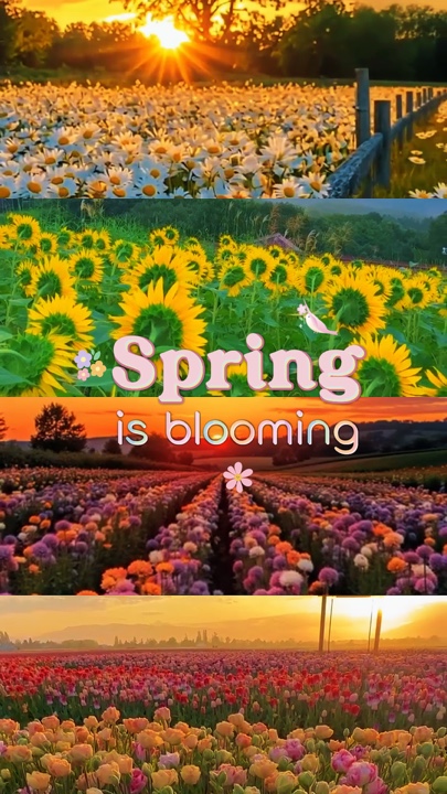 SPRING IS BLOOMING