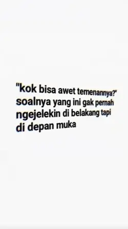 KOK BISA TEMENAN