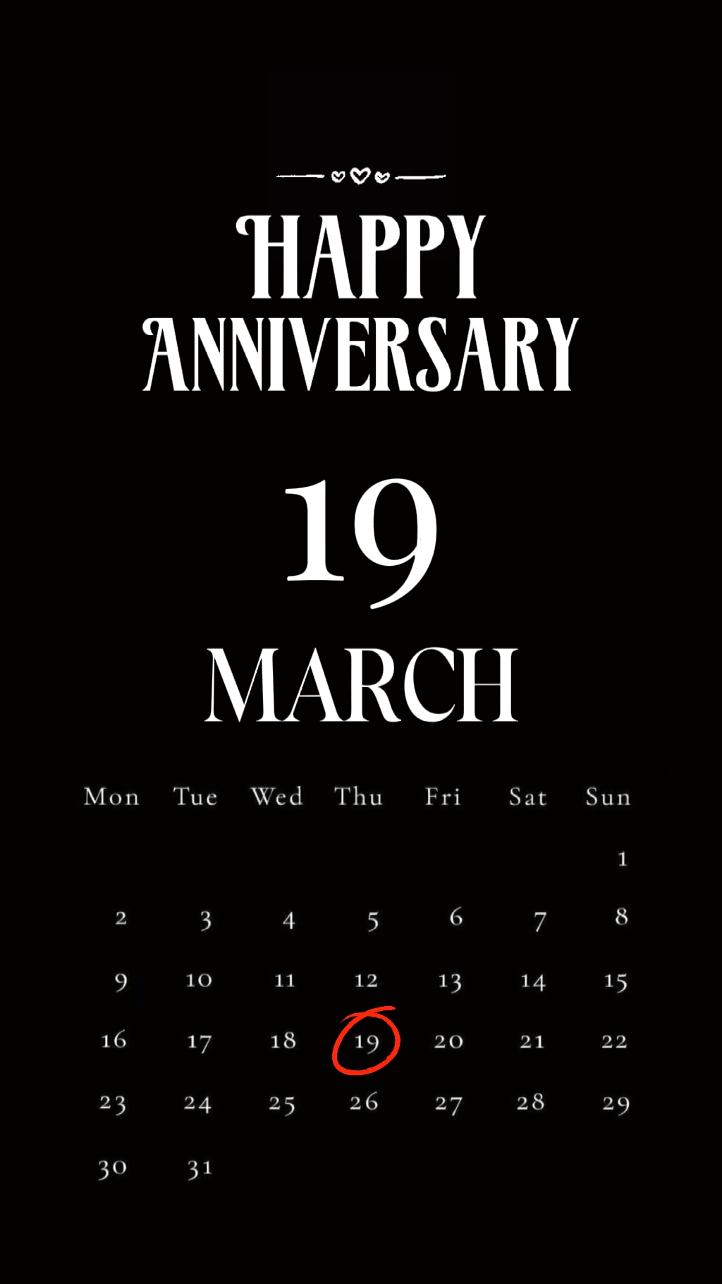 ANNIV MARCH 19