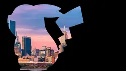 ポケモンのシルエットで型抜き