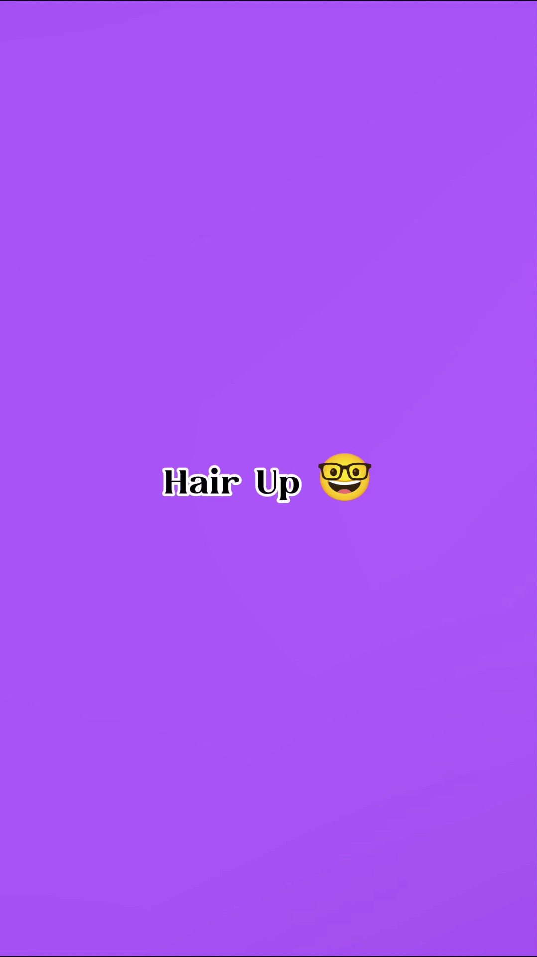 rambut ke atas
