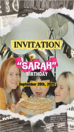 BIRTHDAY INVITATION