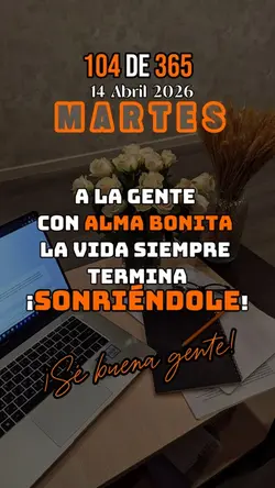 Sé buena gente!🧡