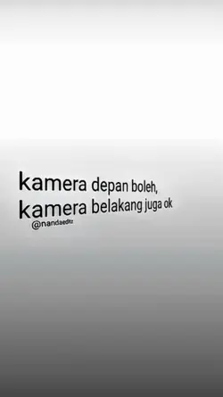 kamera depan boleh