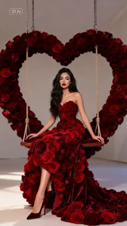 Valentine Dress Rose