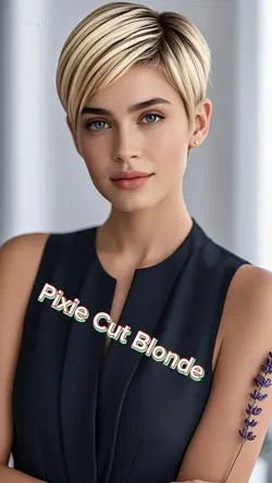 Pixie Cut Blonde