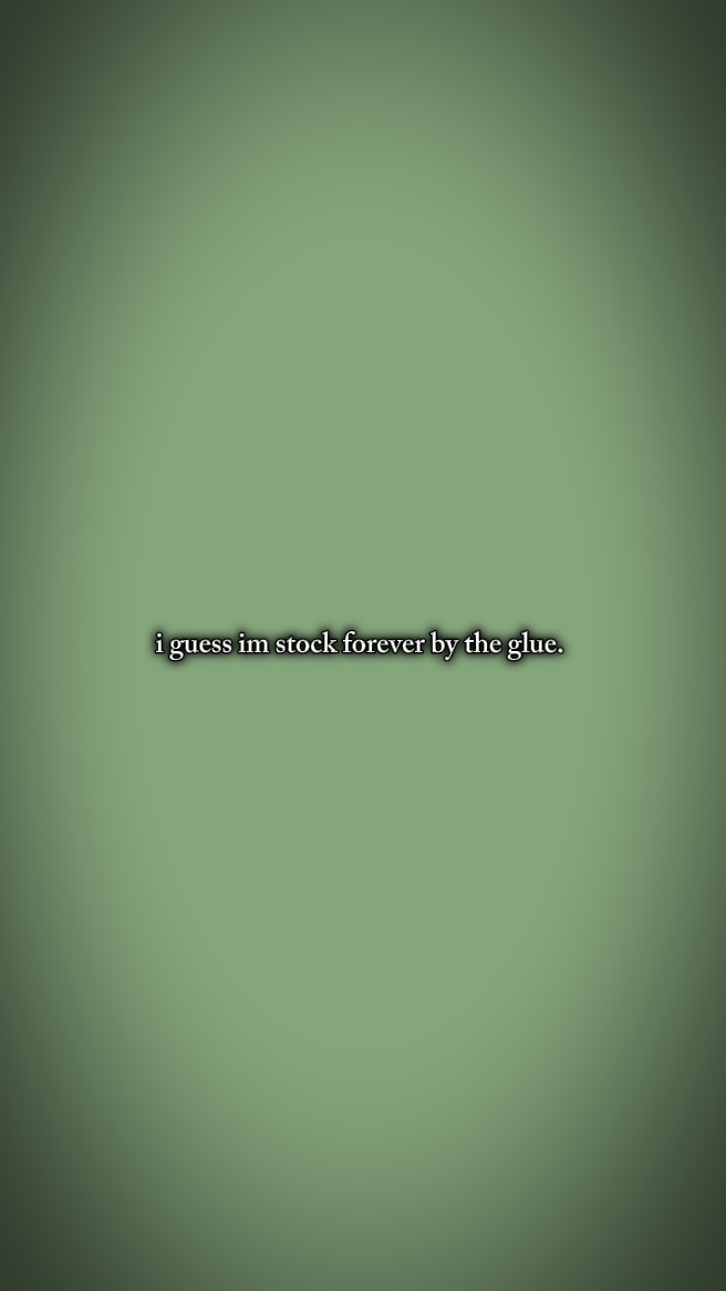 Canción de pegamento. 