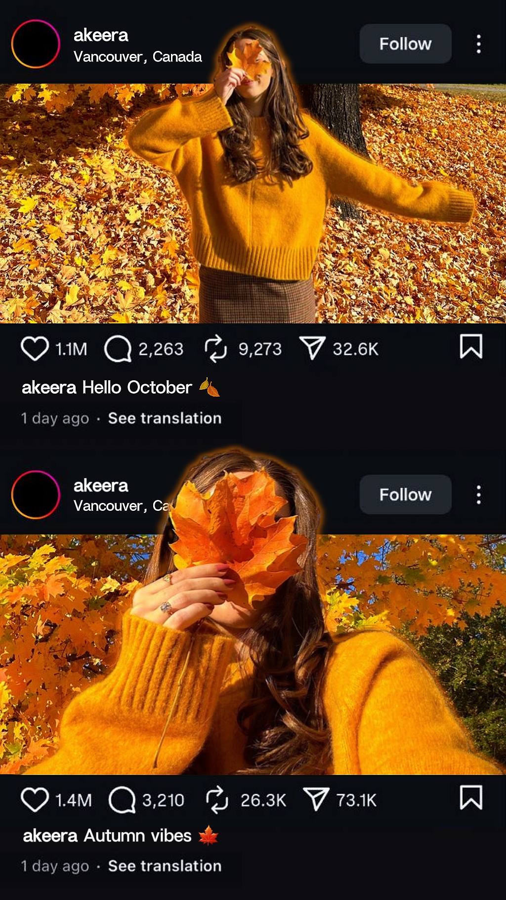 IG 3D post tendência
