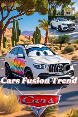 Cars Pixar AI Fusion