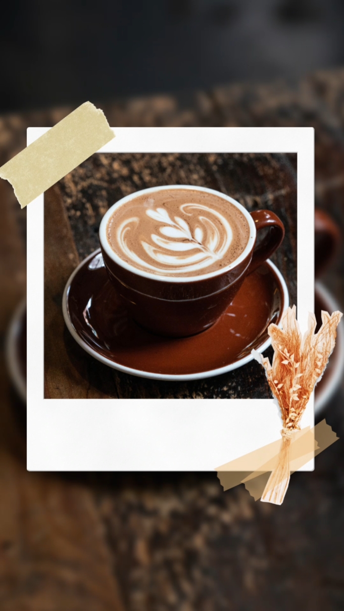 Coffee Shop Benutzeroberfläche im TikTok-Stil