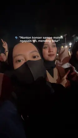 Nonton konser mulu?