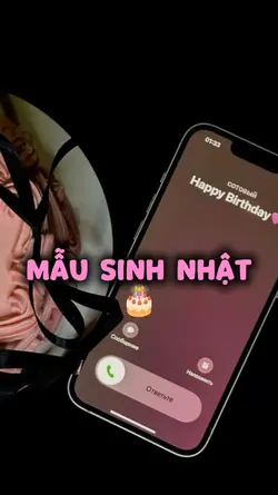 MẪU SINH NHẬT