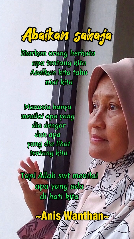 Abaikan kata orang