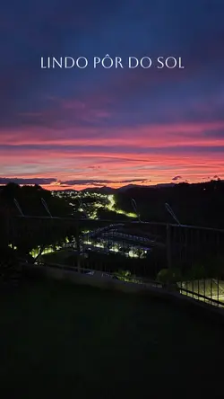 Lindo Pôr do Sol