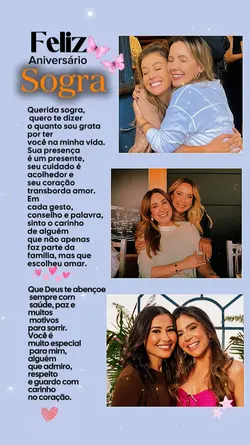 Parabéns minh Sogra 