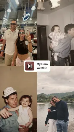 my hero is my dad.