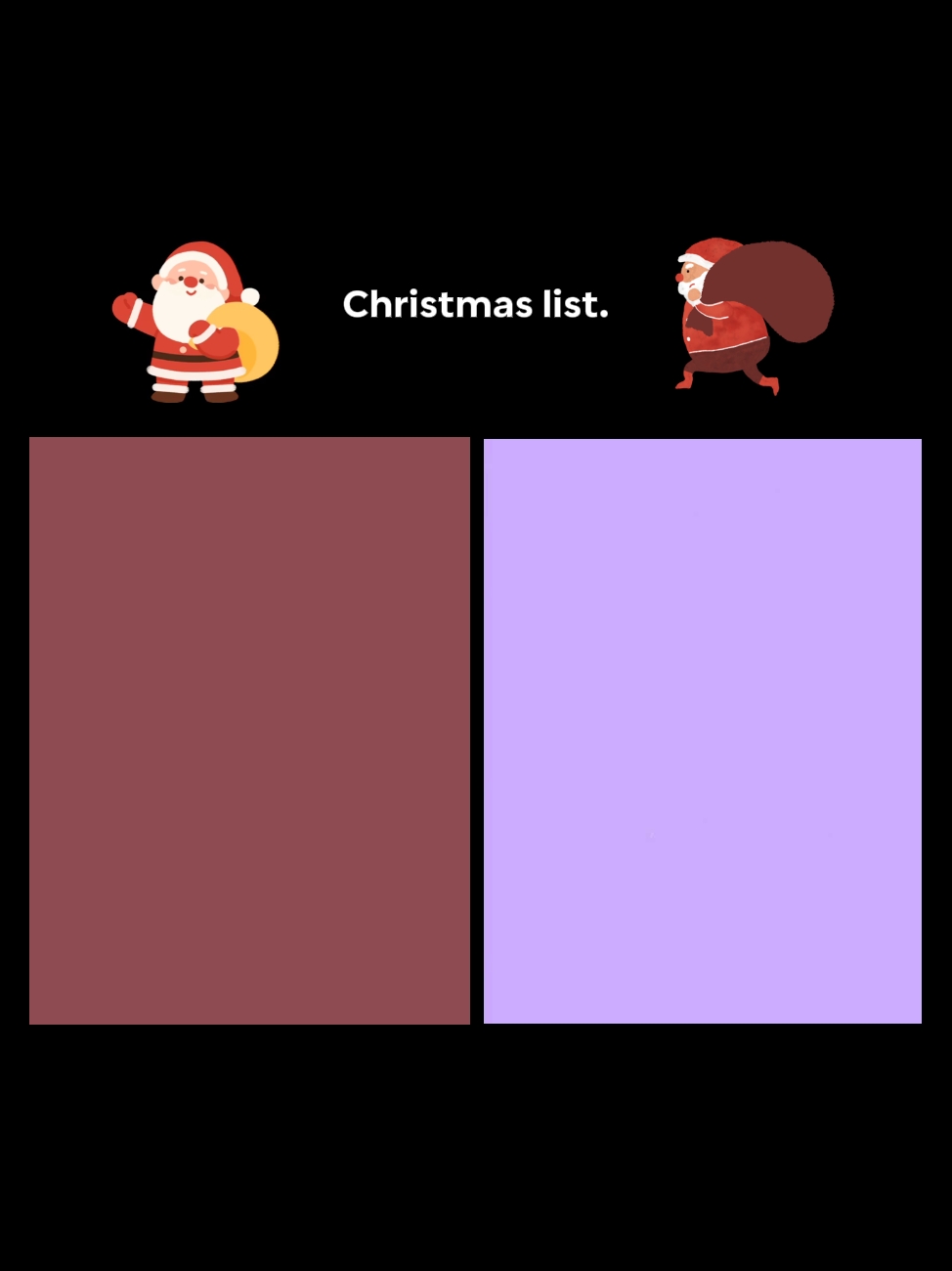 christmas list 