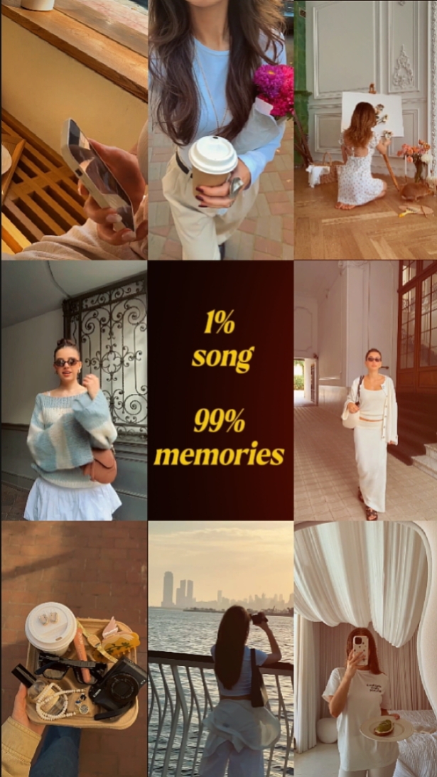 1% song 99% memories