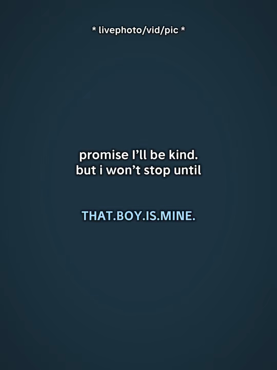 That boy is mine