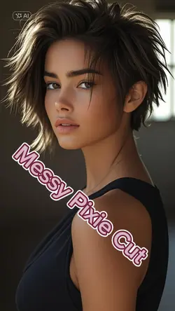 Messy Pixie Cut 