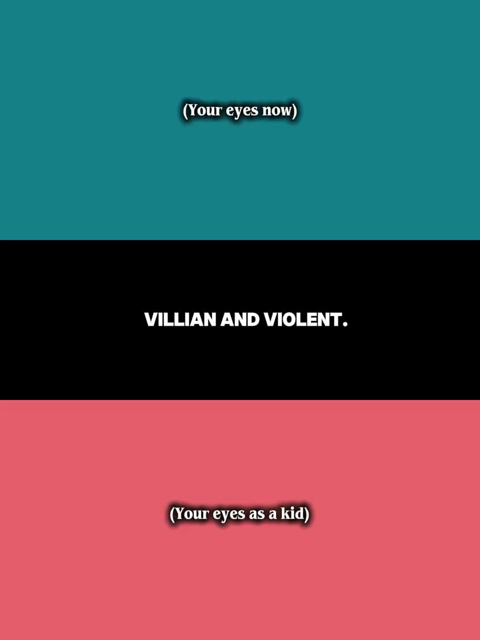 Tes yeux maintenant 