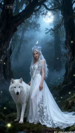white wolf princess