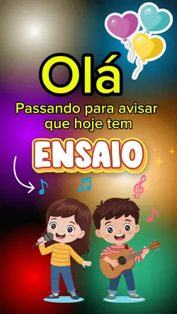 Ensaio/Culto/Convite