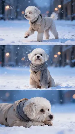 AI pet snow trend