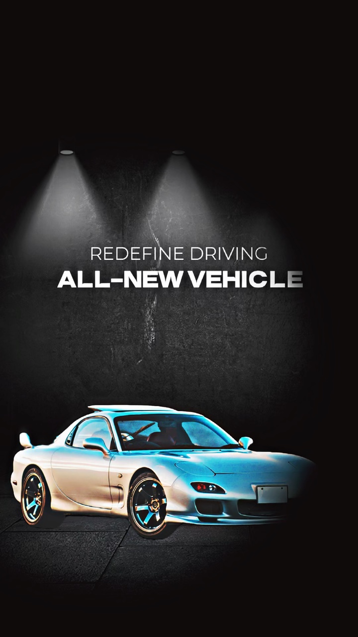 Araba Yeni Geliş Yakında Promosyon Siyah Renk Minimalis Stil 1 Klip