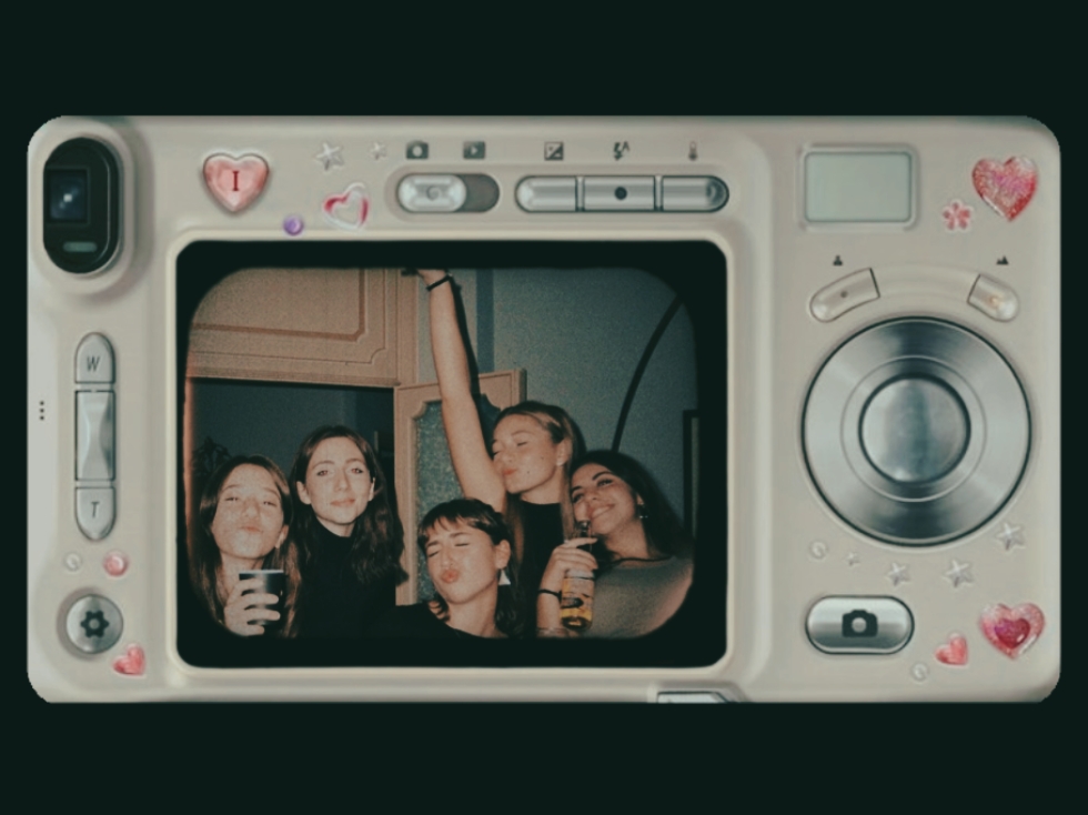 Câmera retro despejo
