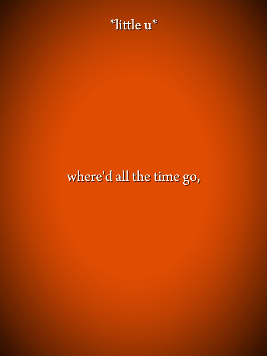 where'd all the time