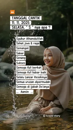 Selasa, S nya apa ?
