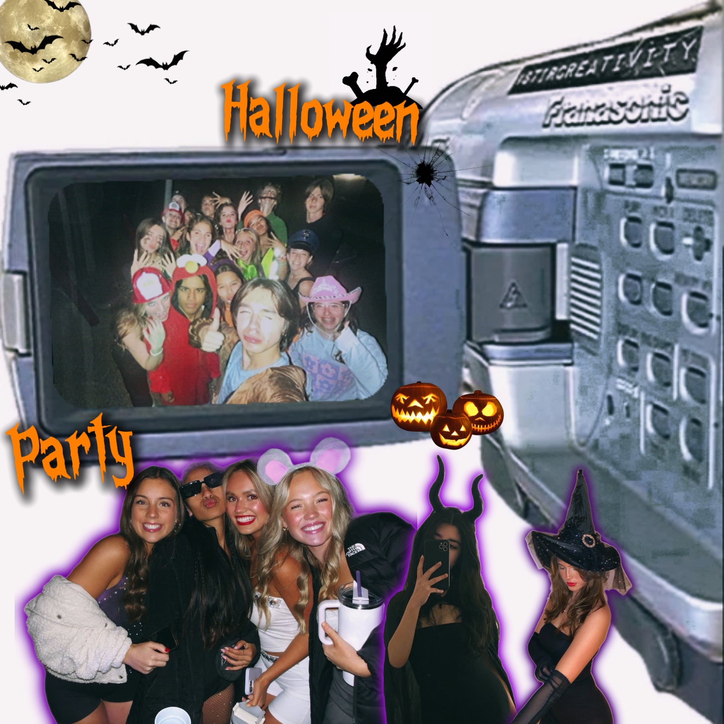 Halloween-Party-Müllhalde