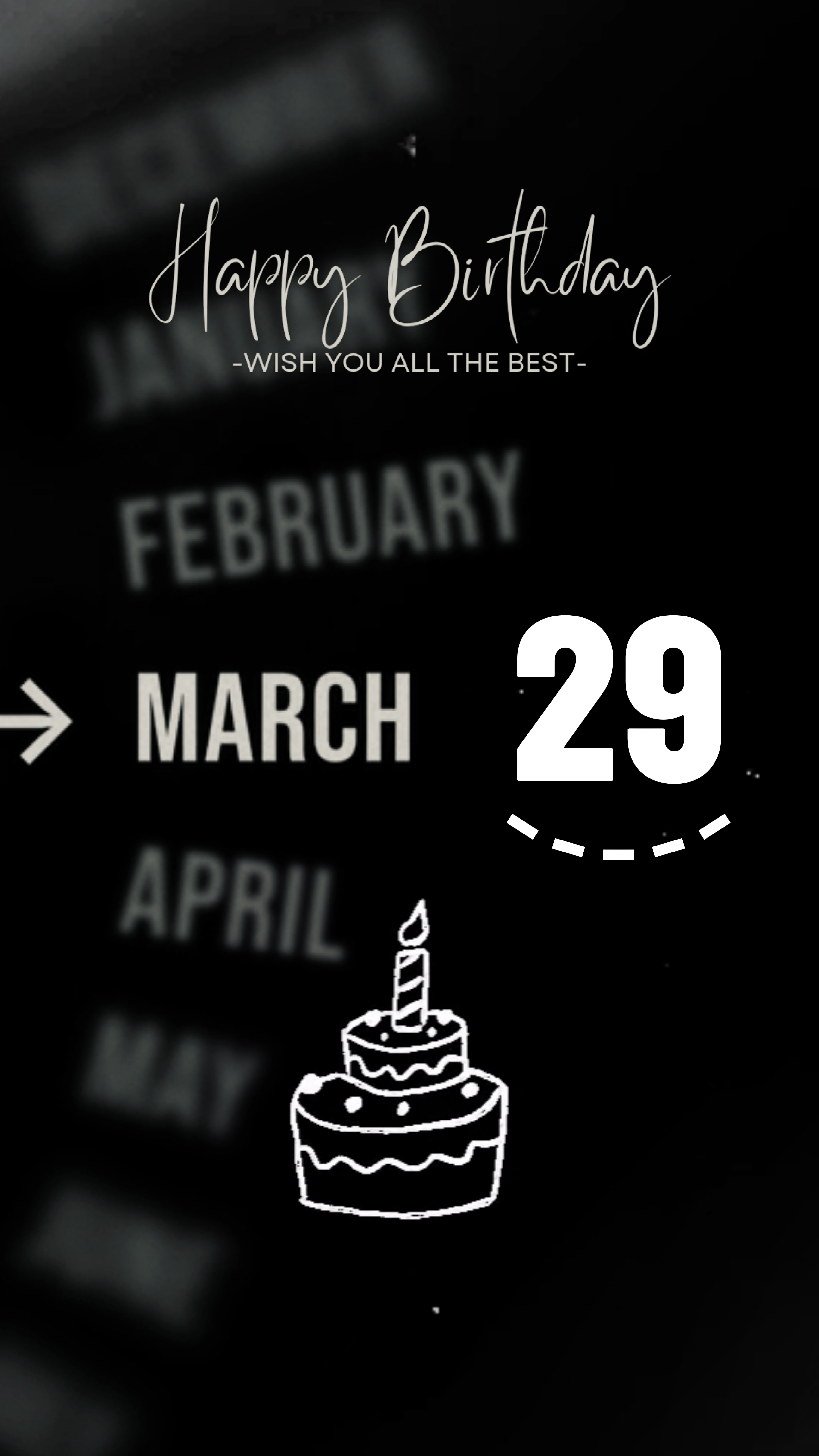 29 MARS ANNIVERSAIRE