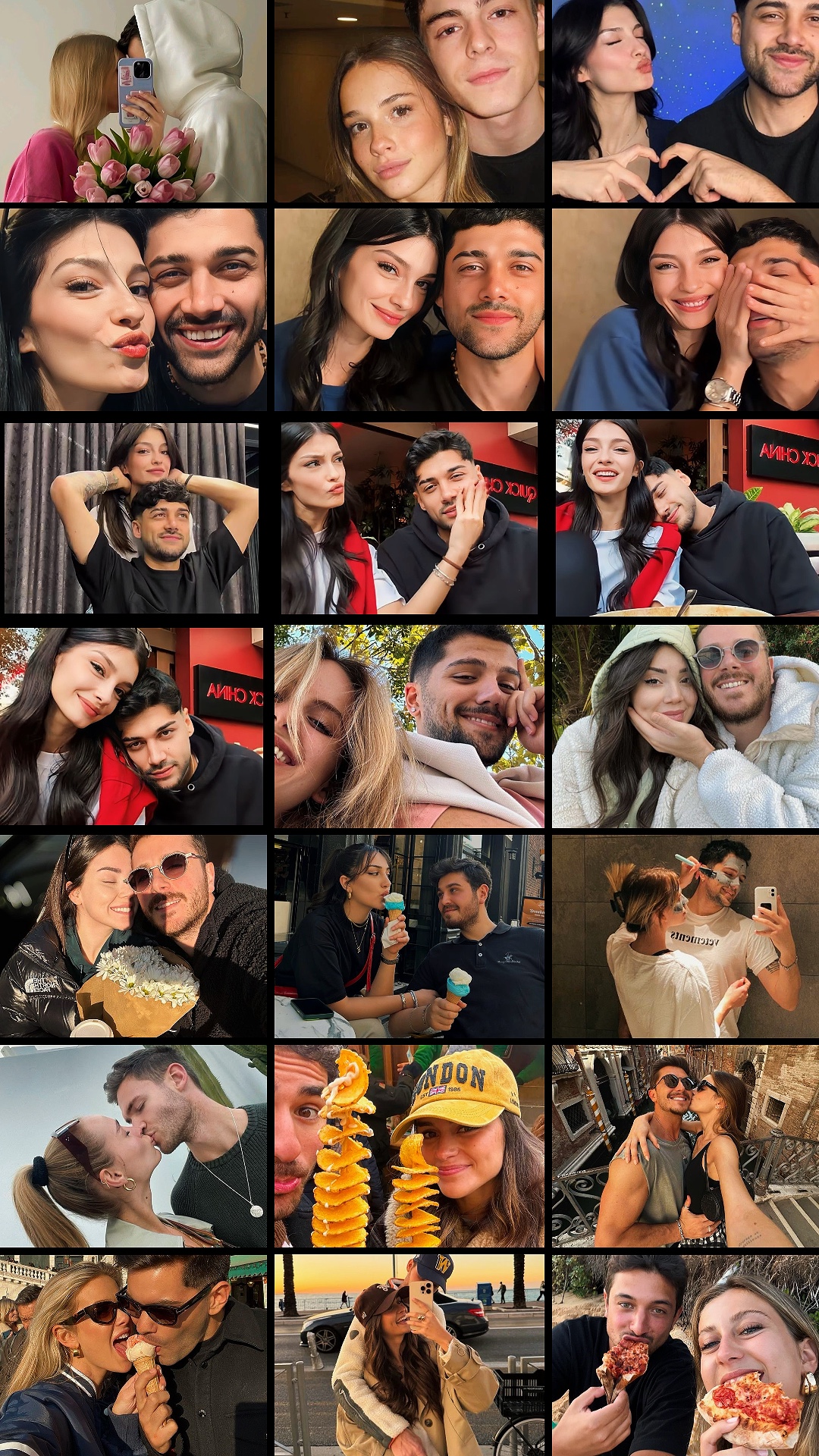 21 photos collage