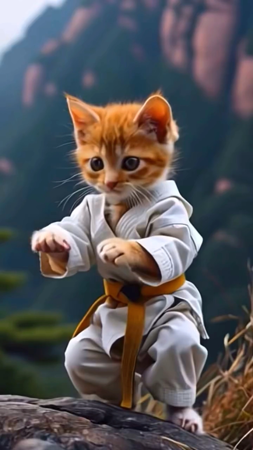 Funny cat Ai video 