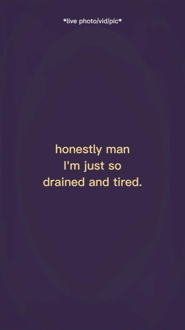 Agotado y cansado