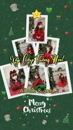 Xếp cây thông noel