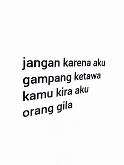 jangan karna aku 