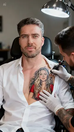 Girl tattoo