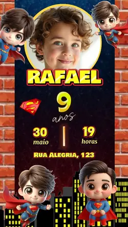 Convite Superman