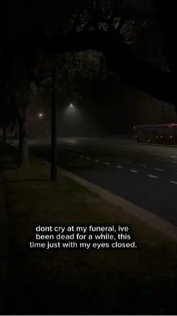 dont cry.