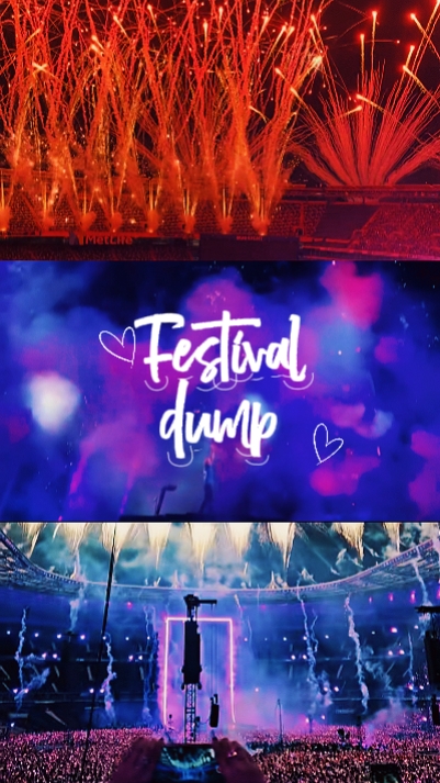 Festival dump